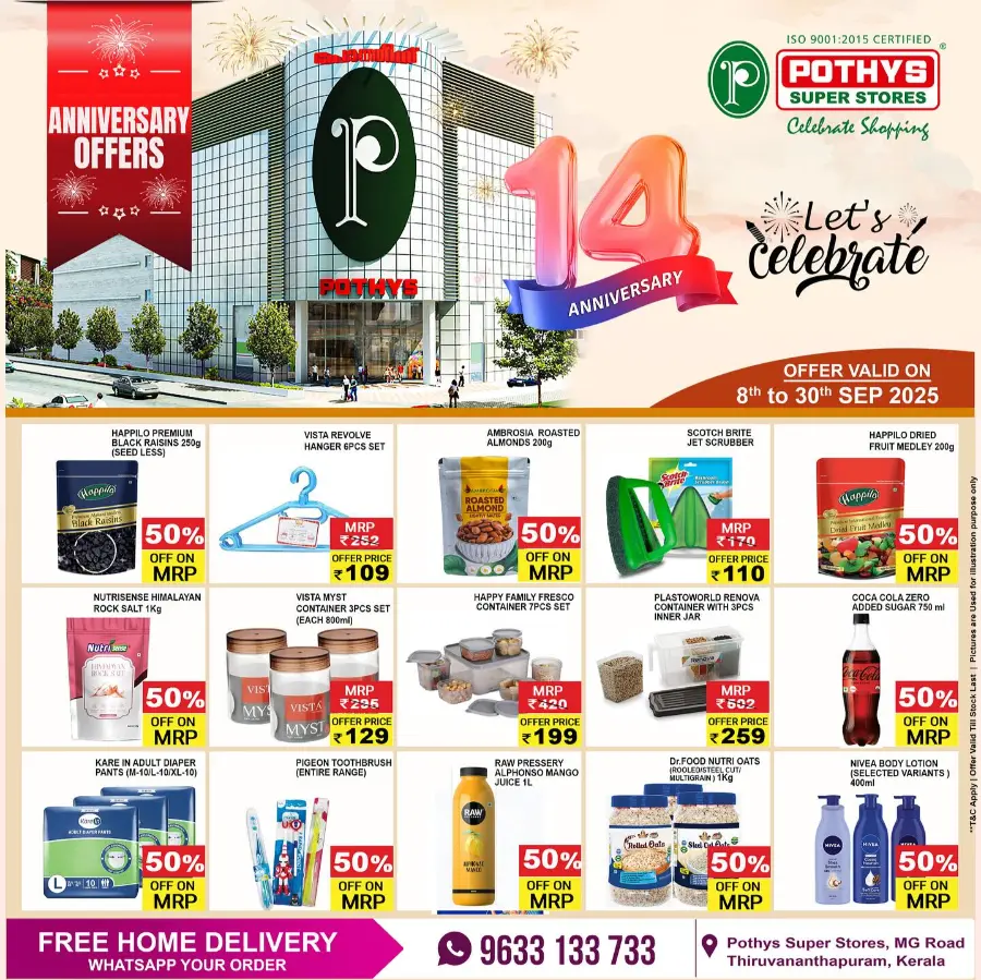 Anniversary offers In Pothys Superstores undefined