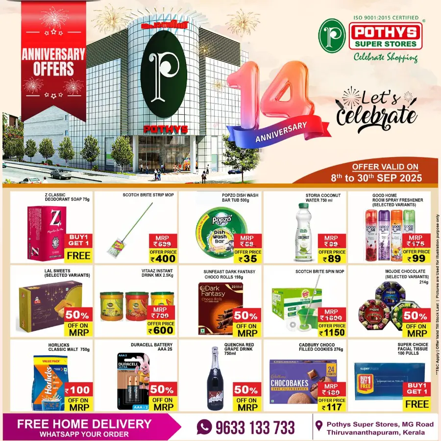 Anniversary offers In Pothys Superstores undefined