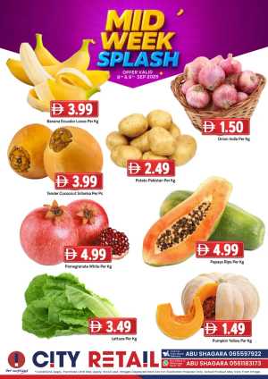 Midweek fresh deals In City Retail Sharjah / Ajman