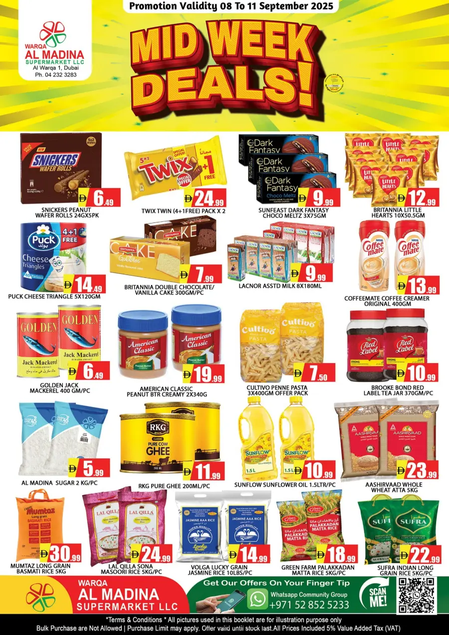 Midweek deals In Al Madina Hypermarket Dubai
