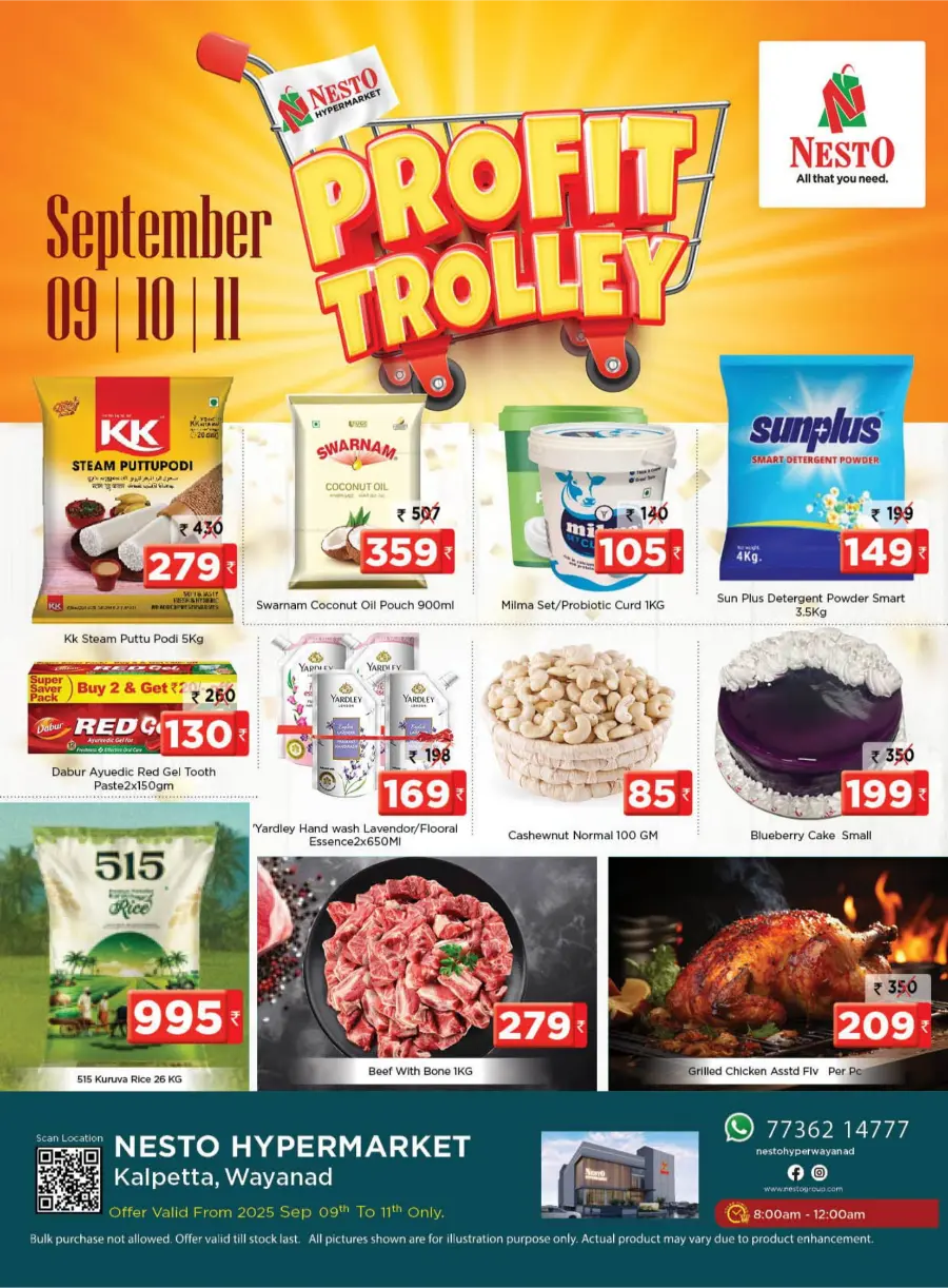 Profit Trolley Deals In Nesto Hypermarket Wayanad
