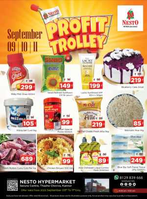 Profit Trolley Offer In Nesto Hypermarket Kannur