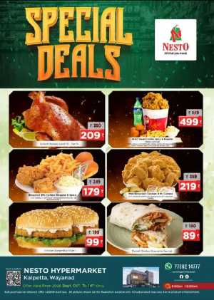 Special Deals In Nesto Hypermarket Wayanad