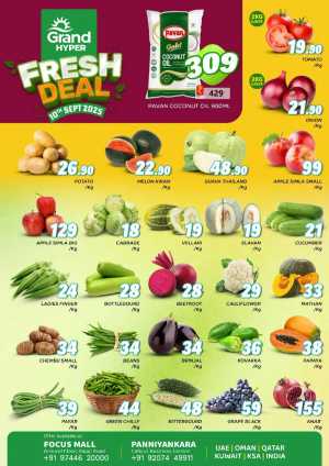 Fresh Deals In Grand Hypermarket Calicut