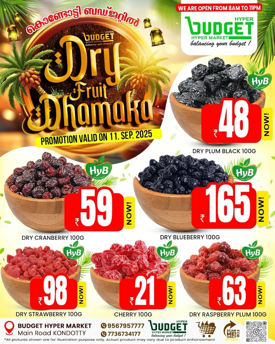 Dry Fruits Dhamaka In Budget Hypermarket undefined