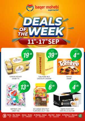 Deal of The Week In Baqer Mohebi Supermarket Dubai,Sharjah / Ajman