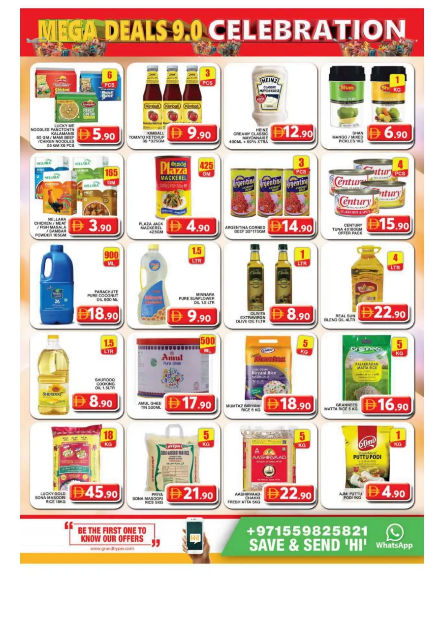 Mega deals celebration In Grand Hypermarket Dubai