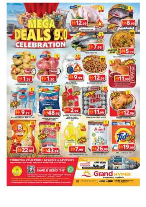 Mega deals celebration In Grand Hypermarket Dubai