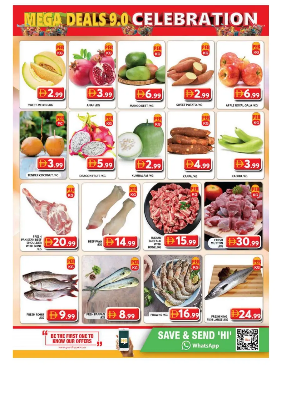 Mega deals celebration In Grand Hypermarket Dubai