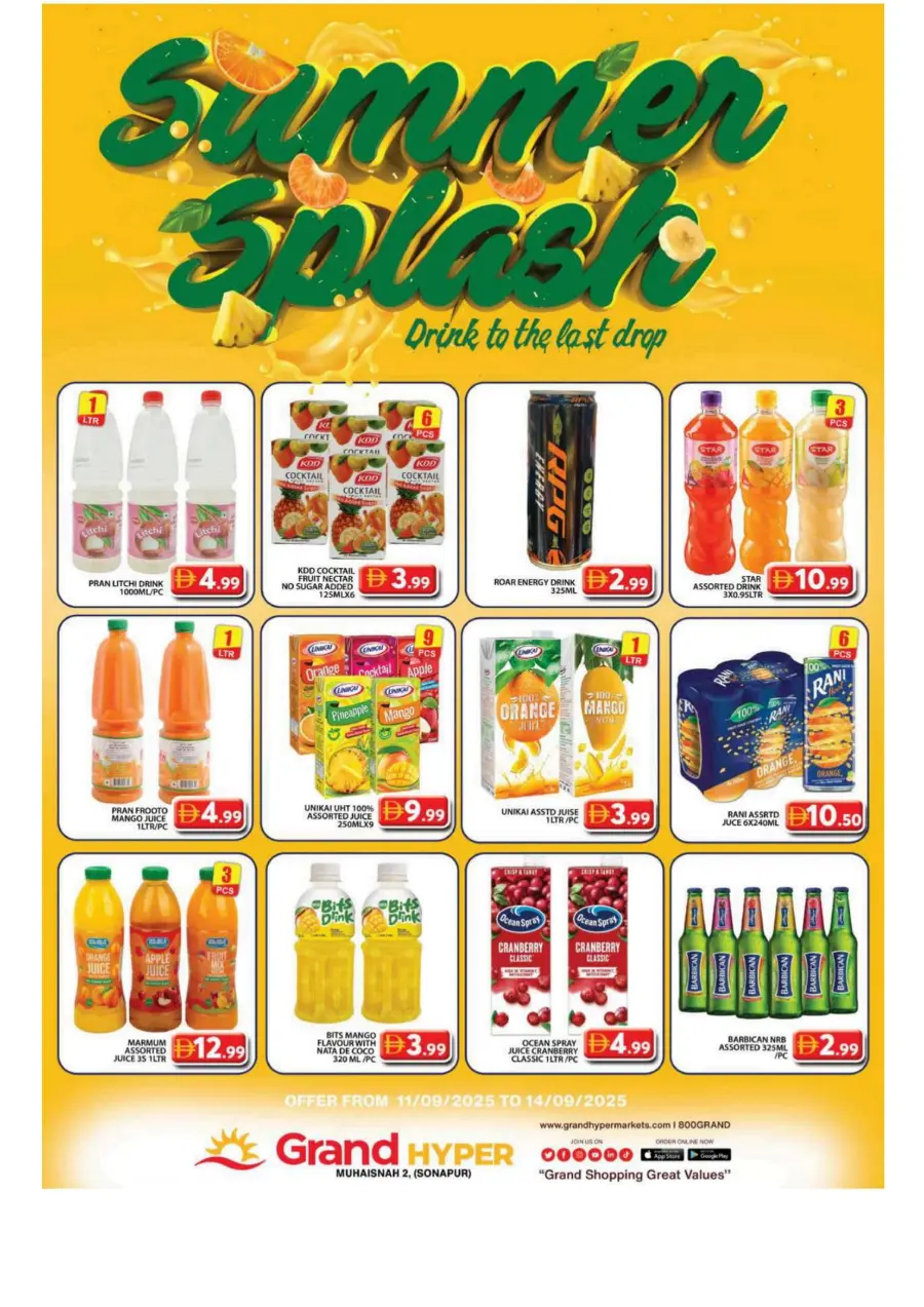 Mega deals celebration In Grand Hypermarket Dubai