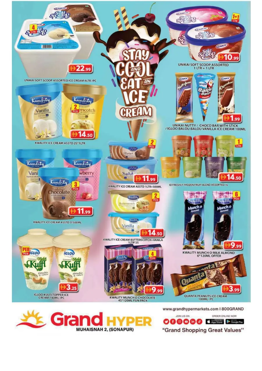 Mega deals celebration In Grand Hypermarket Dubai