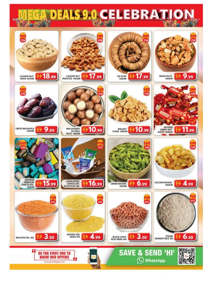 Mega deals celebration In Grand Hypermarket Dubai