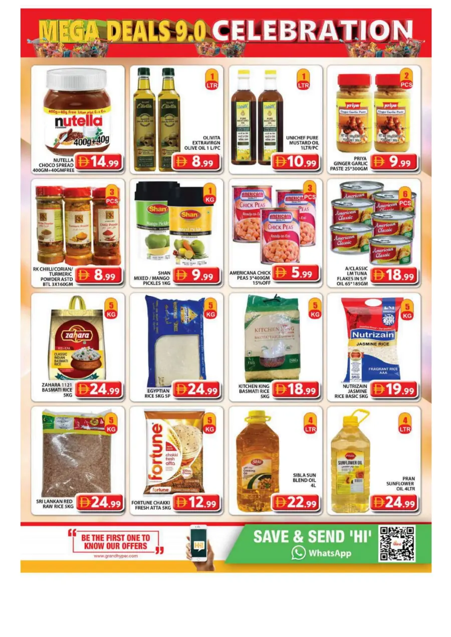 Mega deals celebration In Grand Hypermarket Dubai