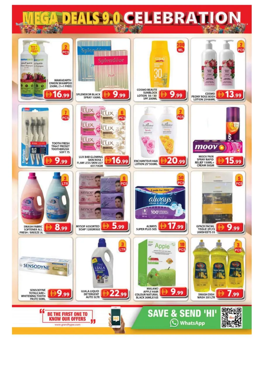 Mega deals celebration In Grand Hypermarket Dubai