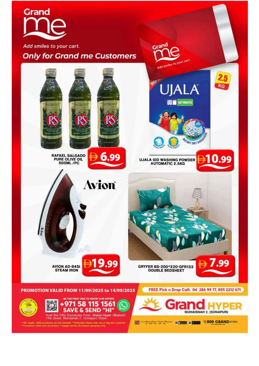 Mega deals celebration In Grand Hypermarket Dubai