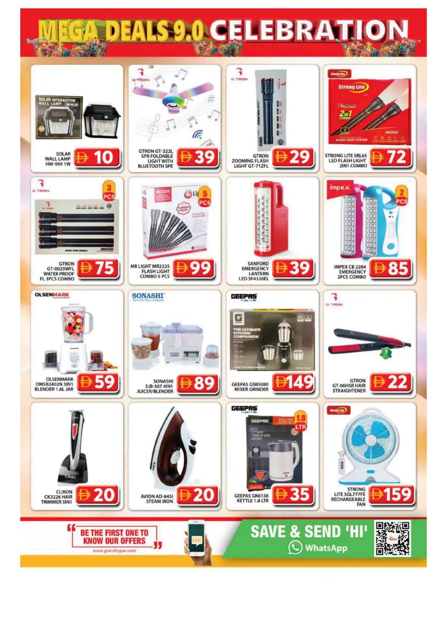 Mega deals celebration In Grand Hypermarket Dubai