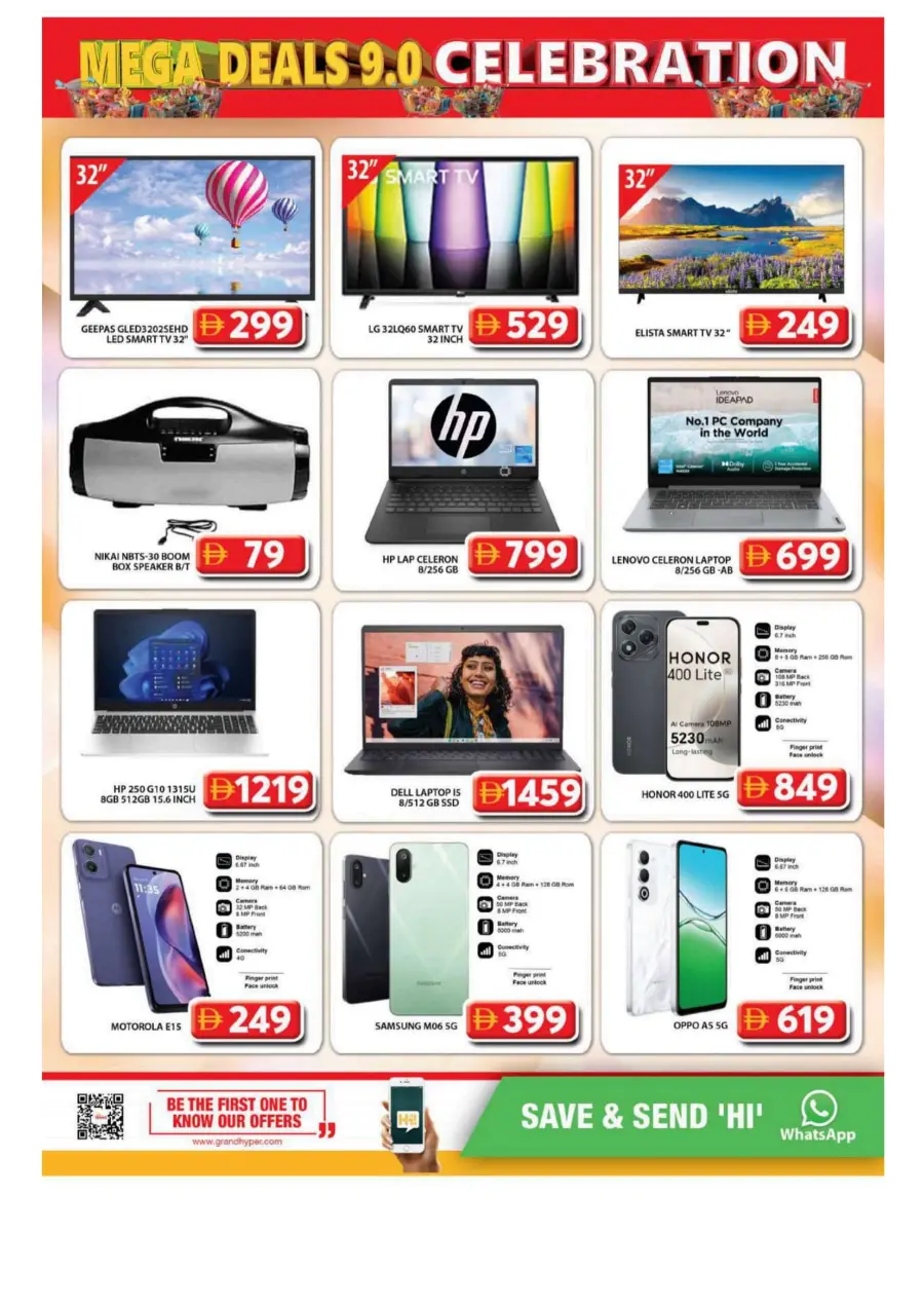 Mega deals celebration In Grand Hypermarket Dubai