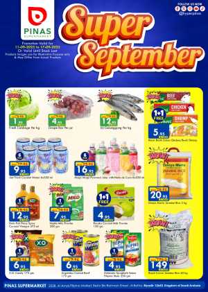Super september In Pinas Supermarket Riyadh