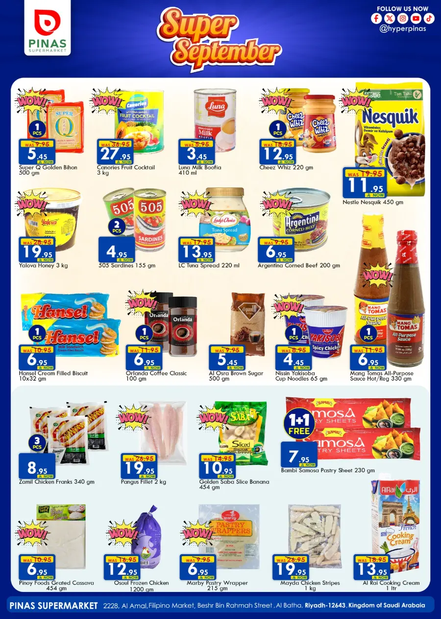 Super september In Pinas Supermarket Riyadh