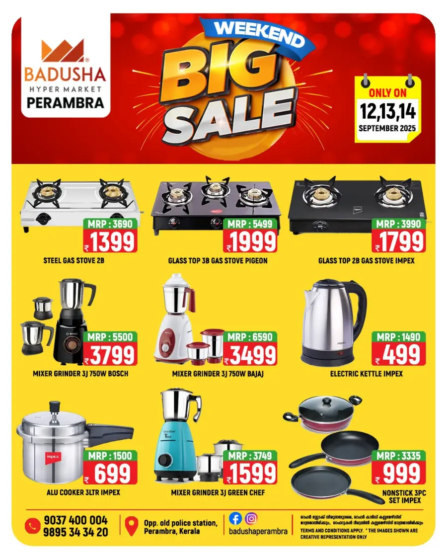Weekend Big Sale In Badusha Hypermarket Calicut