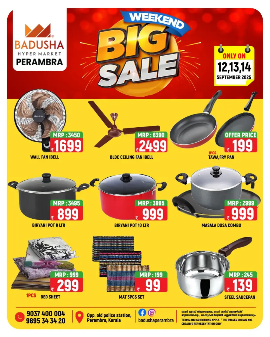 Weekend Big Sale In Badusha Hypermarket Calicut