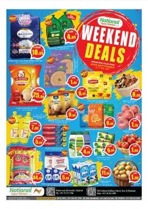 Weekend Deals In National Hypermarket Fujairah,Ras al Khaimah
