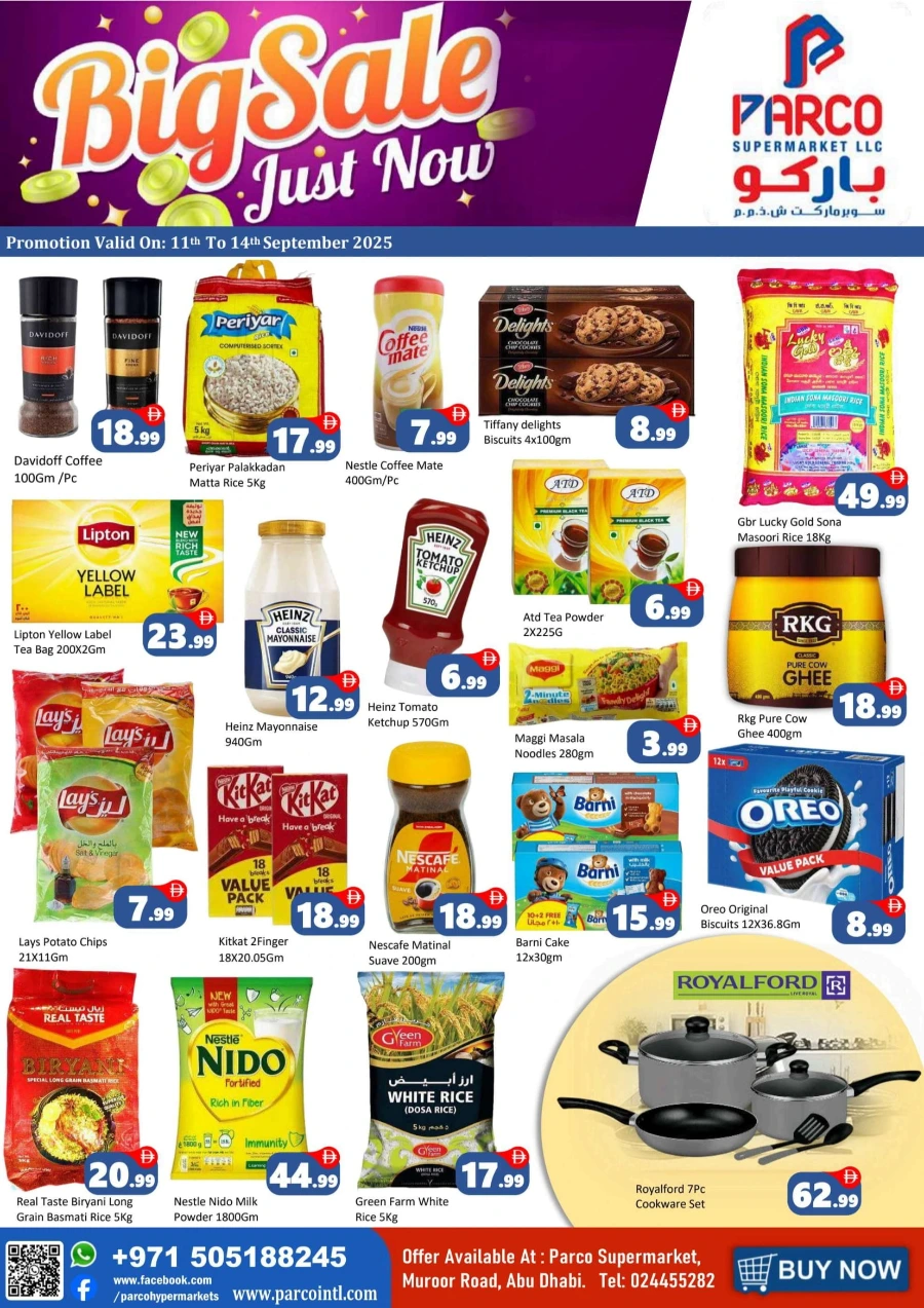 Big Sale In PARCO Hypermarket Abu Dhabi