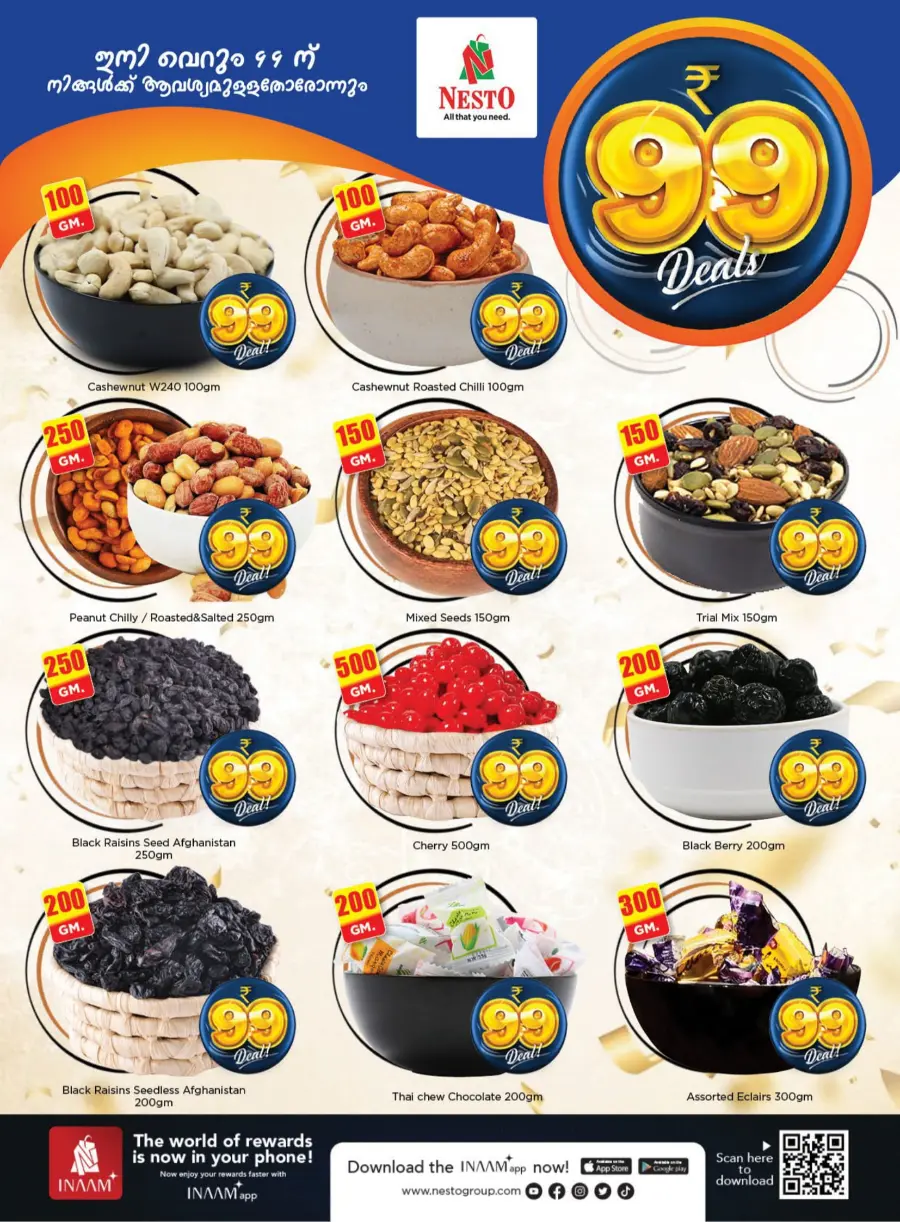 99 Deals – Shop More, Save More In Nesto Easy Calicut