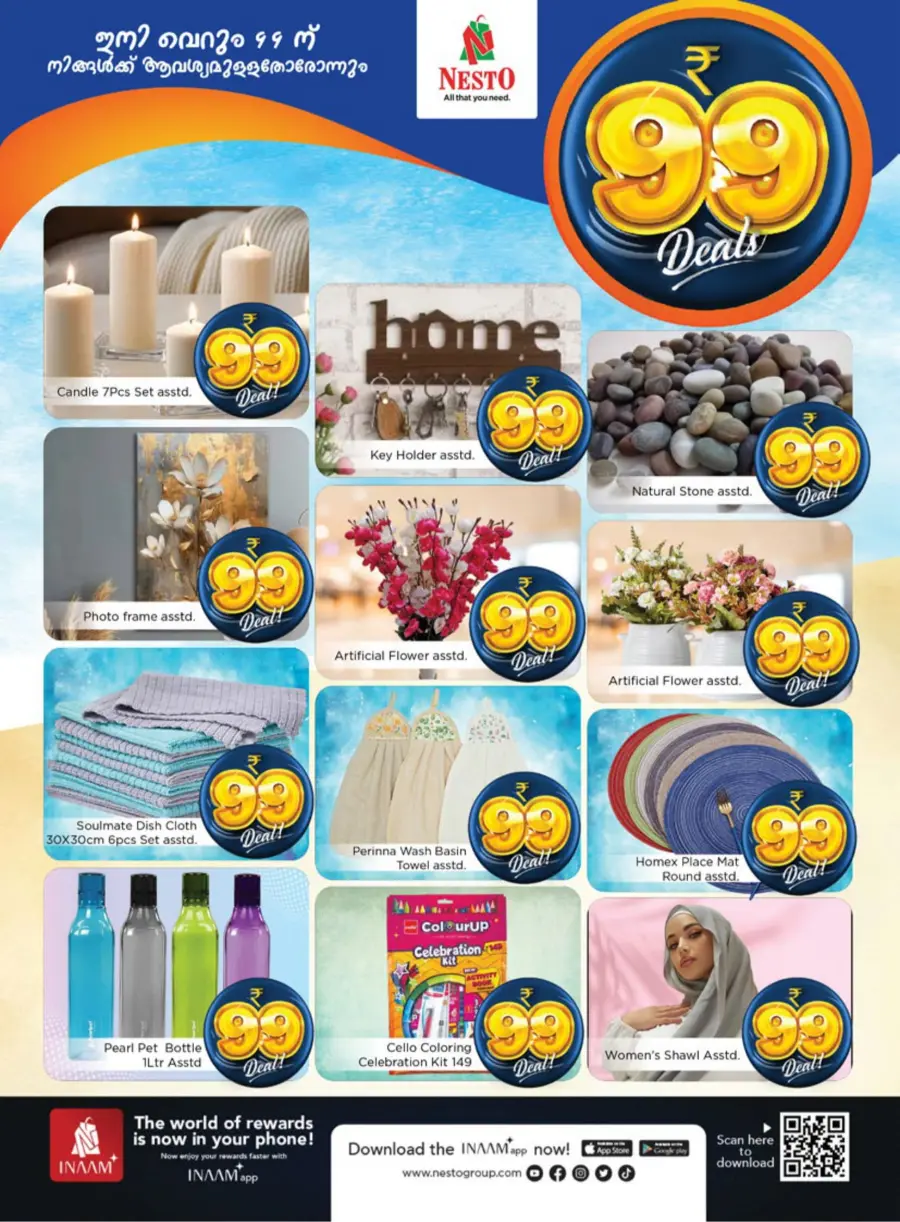 99 Deals – Shop More, Save More In Nesto Easy Calicut