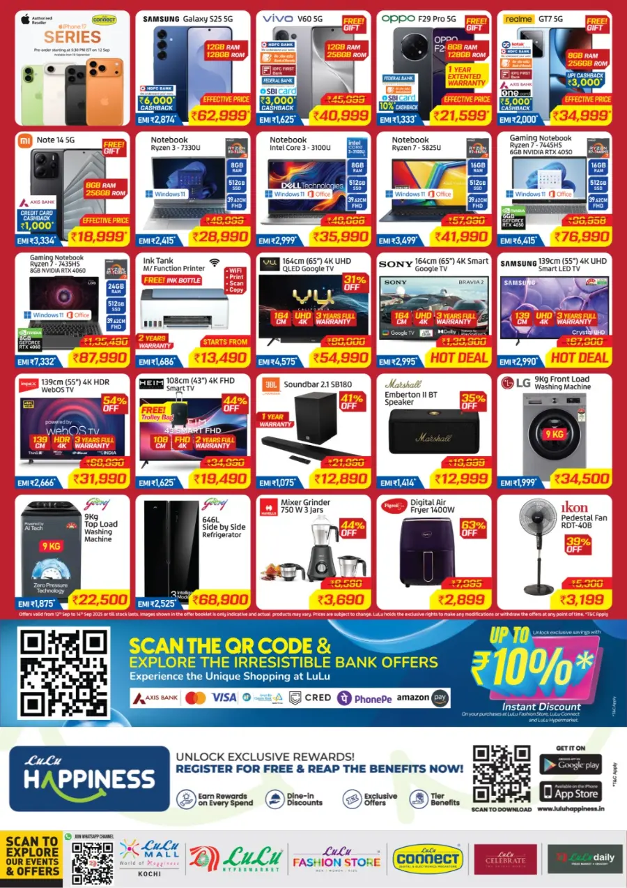 Weekend special deals In Lulu Hypermarket Ernakulam