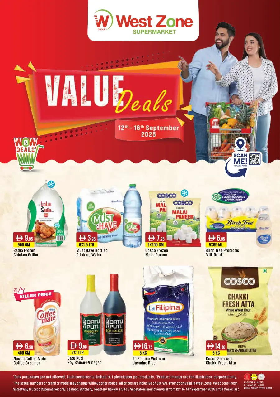 Value Deals In West Zone Supermarket Dubai