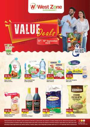 Value Deals In West Zone Supermarket Dubai,Abu Dhabi,Sharjah / Ajman