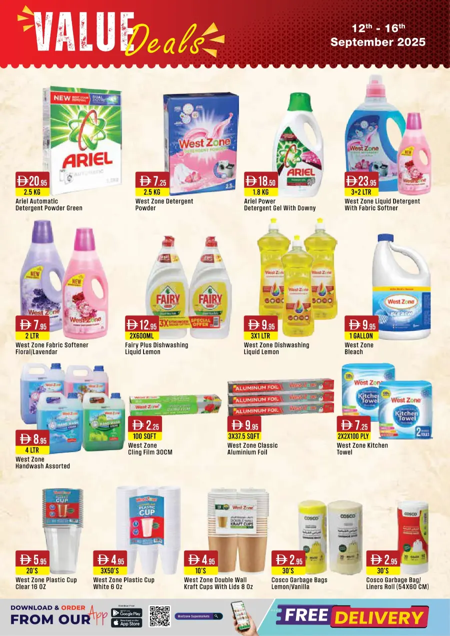 Value Deals In West Zone Supermarket Dubai