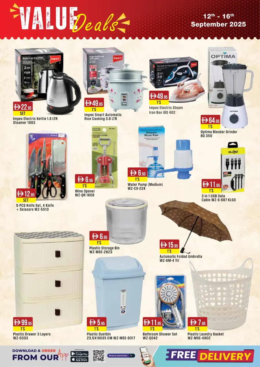 Value Deals In West Zone Supermarket Dubai