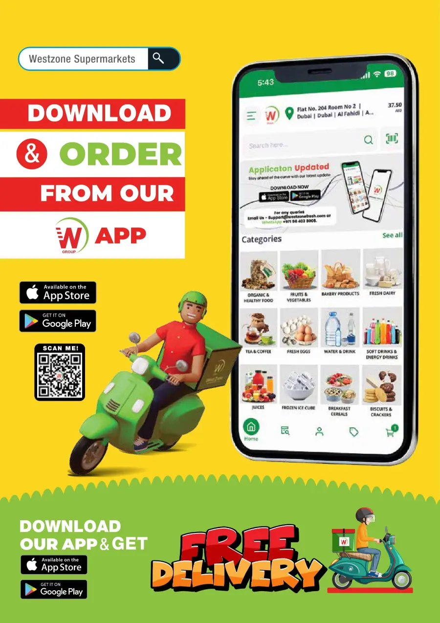 Value Deals In West Zone Supermarket Dubai