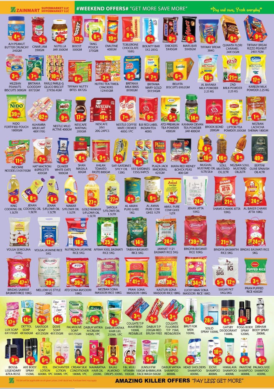 Flash Sale In Zain Mart Super Market Ras al Khaimah