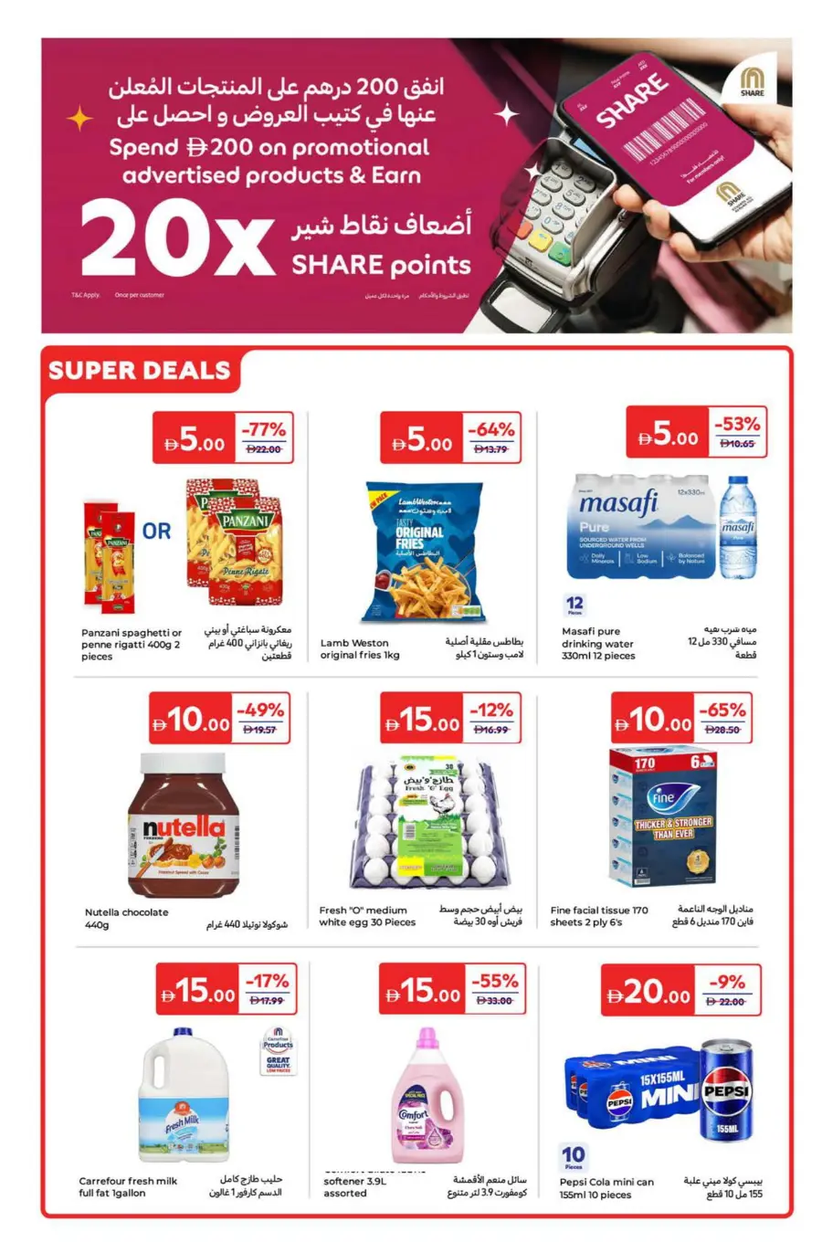 Everything at 5-10-15-20 Dirham In Carrefour Abu Dhabi