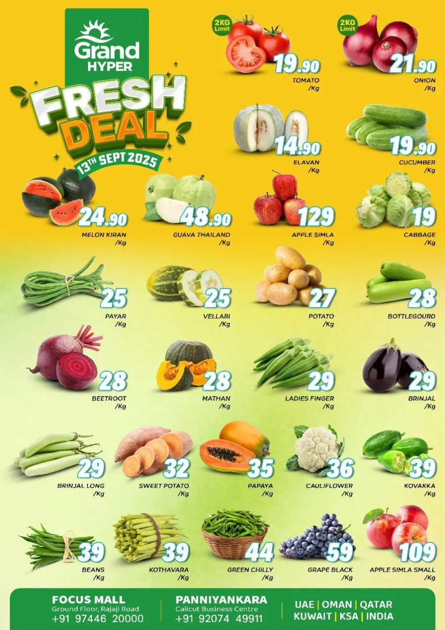 Fresh Deals In Grand Hypermarket Calicut