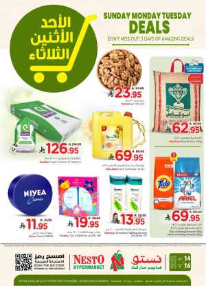 Big 3 Days Offer In Nesto Hypermarket Buraidah,Ar Rass,Al Majmaah,Qaseem,Shaqraa