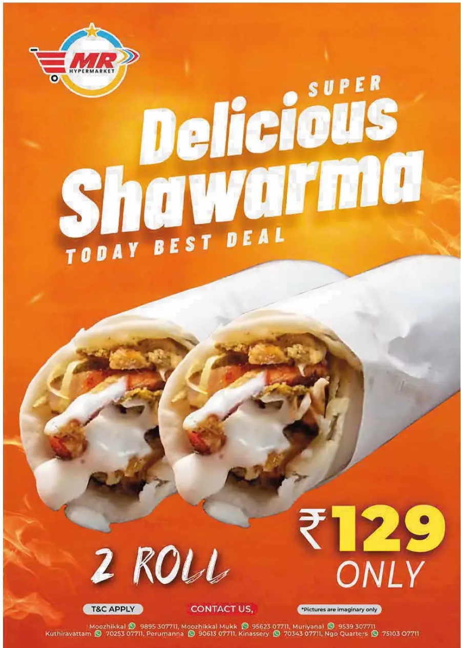 Fresh Deals In MR Hypermarket Calicut