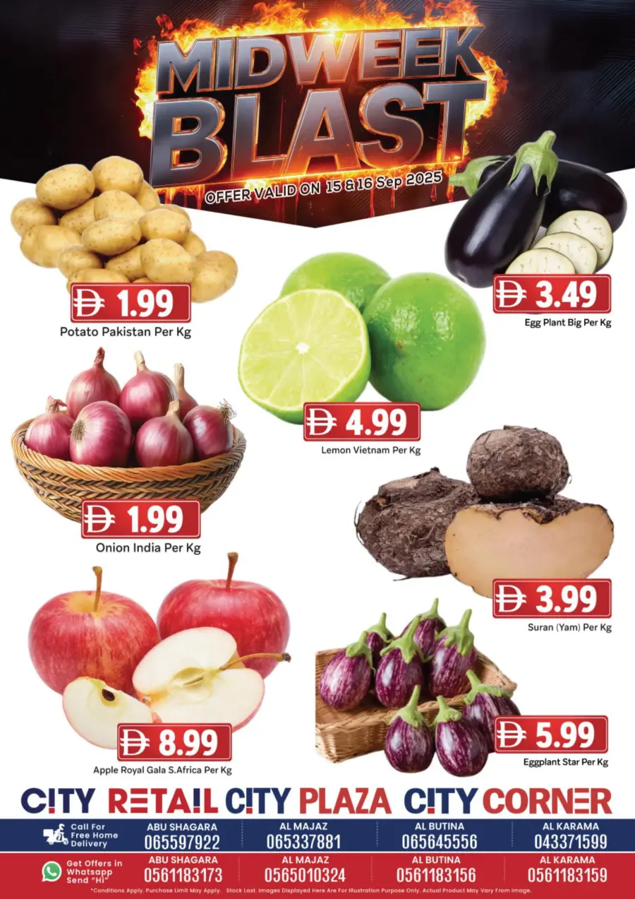 Midweek blast In City Retail Sharjah / Ajman