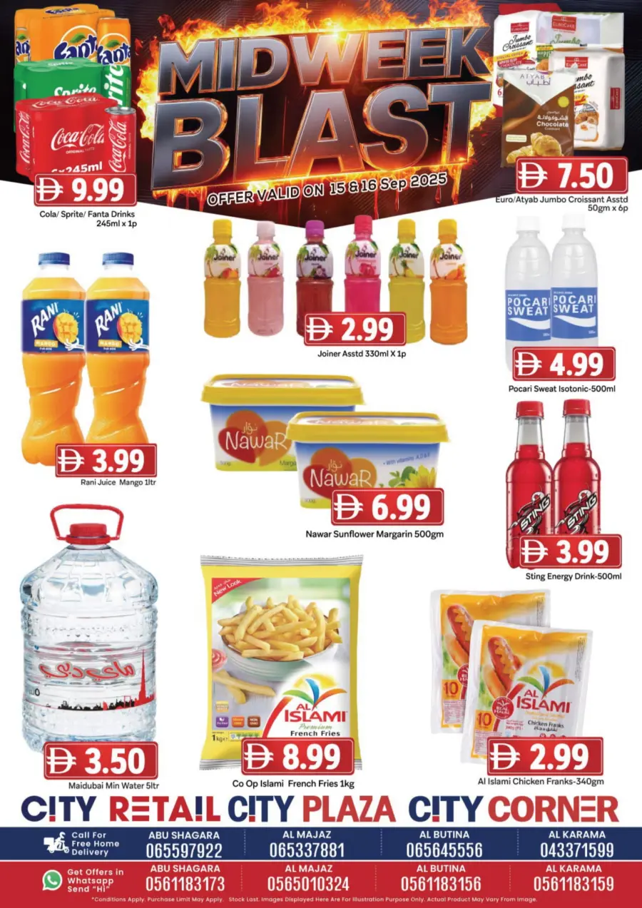 Midweek blast In City Retail Sharjah / Ajman