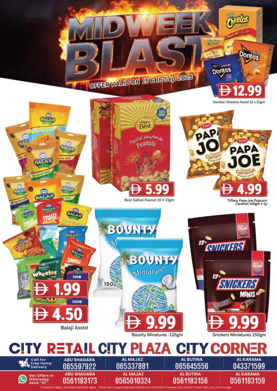 Midweek blast In City Retail Sharjah / Ajman