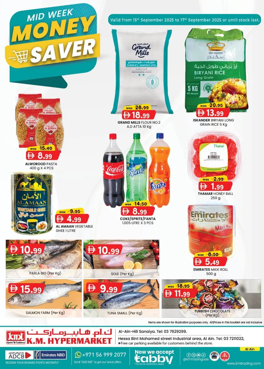 Mid Week Money Saver In K.M Trading Abu Dhabi