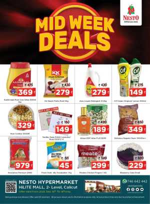 Mid Week Deals In Nesto Hypermarket Calicut