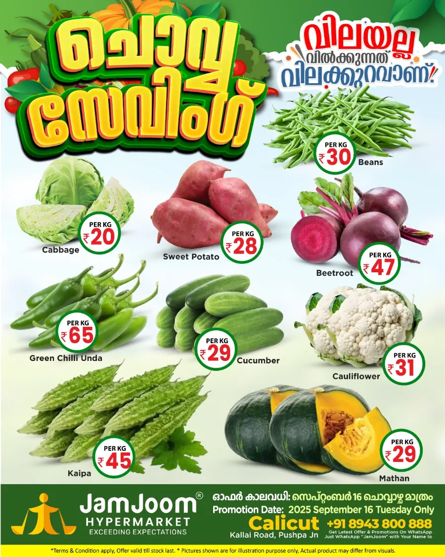 Tuesday Offer In JamJoom Hypermarket Calicut