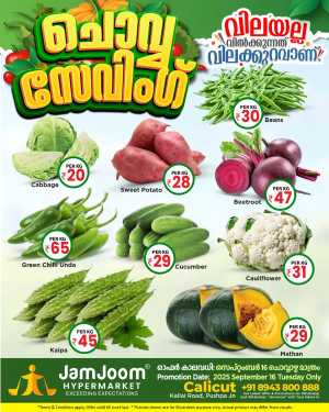 Tuesday Offer In JamJoom Hypermarket Calicut