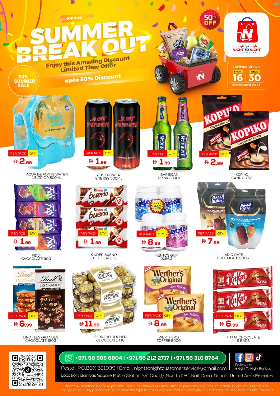 50% Summer Sale In Night to Night Dubai