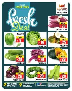Today’s Best Offers & Deals In Badusha Hypermarket Calicut