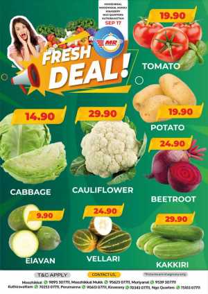 Wednesday Deals! In MR Hypermarket Calicut